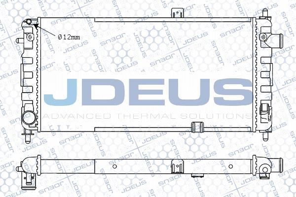 Jdeus M-020002A - Radiators, Motora dzesēšanas sistēma autodraugiem.lv