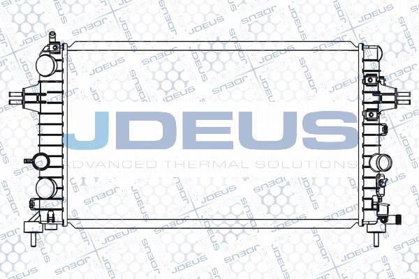 Jdeus M-0200360 - Radiators, Motora dzesēšanas sistēma autodraugiem.lv