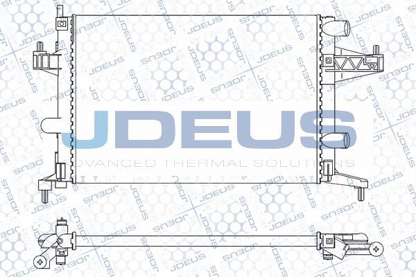 Jdeus M-0200730 - Radiators, Motora dzesēšanas sistēma autodraugiem.lv