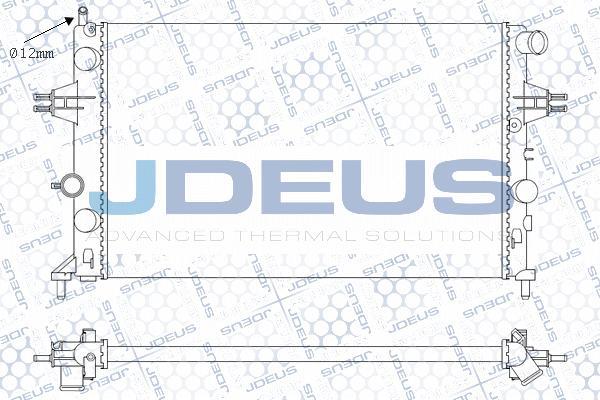 Jdeus M-0200770 - Radiators, Motora dzesēšanas sistēma autodraugiem.lv