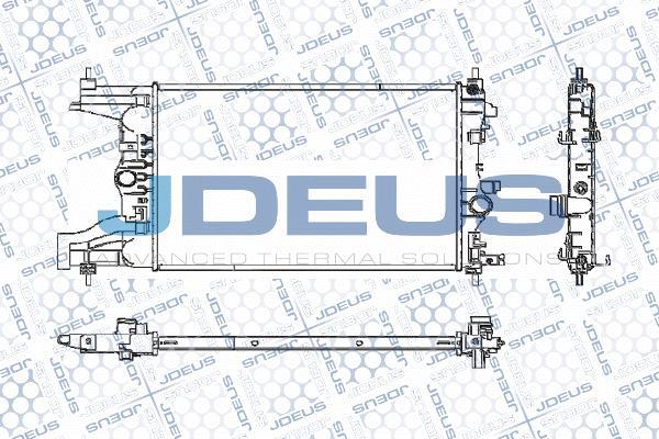 Jdeus M-0201070 - Radiators, Motora dzesēšanas sistēma autodraugiem.lv