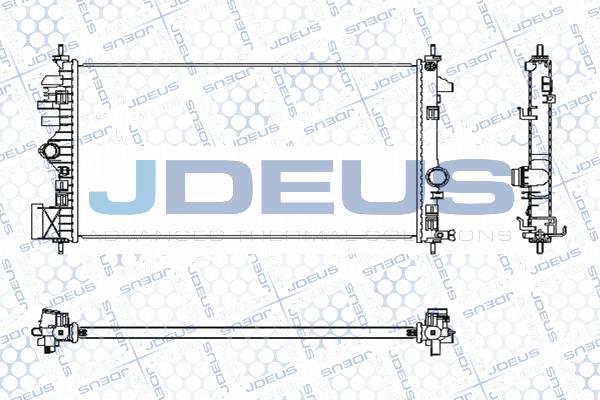 Jdeus M-0201130 - Radiators, Motora dzesēšanas sistēma autodraugiem.lv