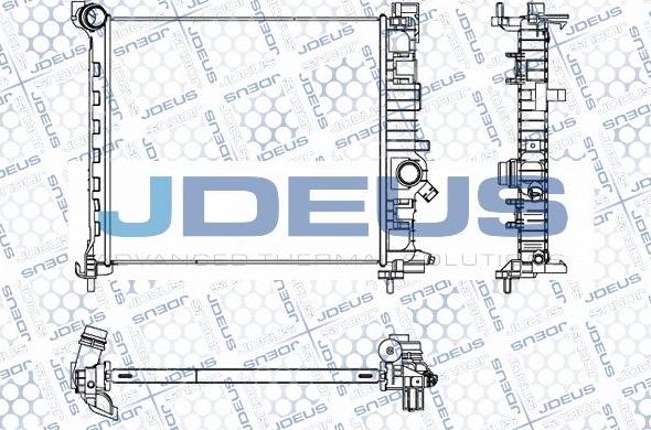 Jdeus M-0201340 - Radiators, Motora dzesēšanas sistēma autodraugiem.lv