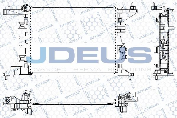 Jdeus M-0201360 - Radiators, Motora dzesēšanas sistēma autodraugiem.lv