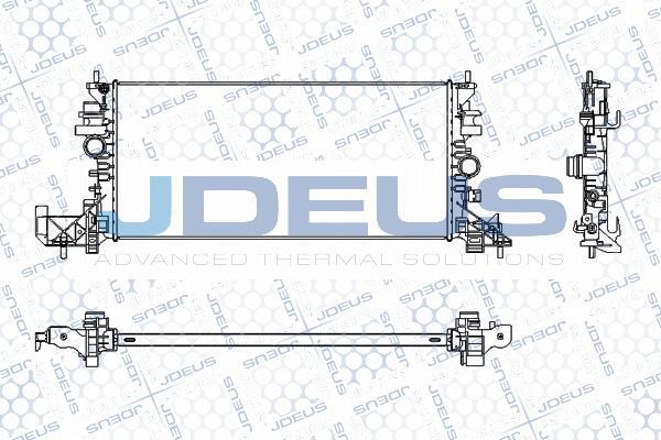 Jdeus M-0201330 - Radiators, Motora dzesēšanas sistēma autodraugiem.lv