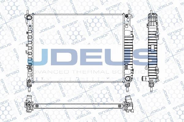 Jdeus M-0201290 - Radiators, Motora dzesēšanas sistēma autodraugiem.lv