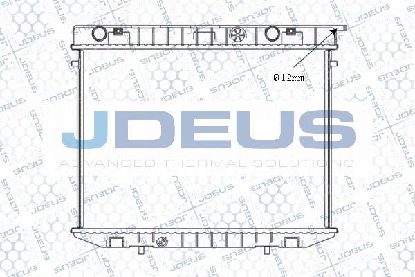 Jdeus M-020125A - Radiators, Motora dzesēšanas sistēma autodraugiem.lv