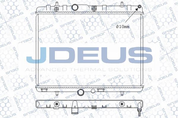 Jdeus M-0210430 - Radiators, Motora dzesēšanas sistēma autodraugiem.lv