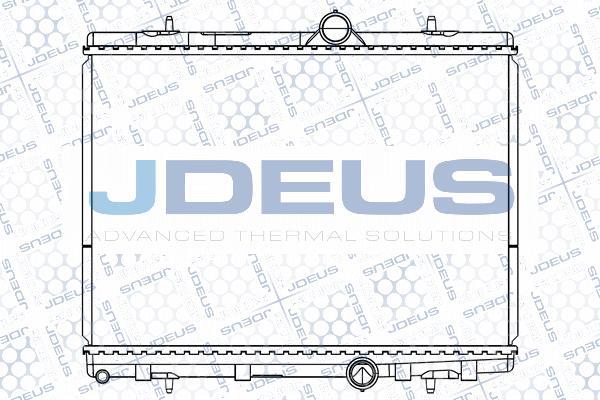 Jdeus M-0210570 - Radiators, Motora dzesēšanas sistēma autodraugiem.lv