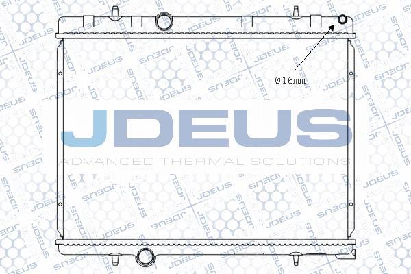 Jdeus M-0210380 - Radiators, Motora dzesēšanas sistēma autodraugiem.lv