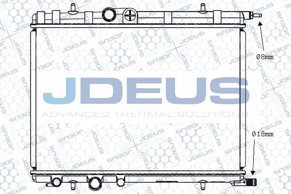 Jdeus M-0210331 - Radiators, Motora dzesēšanas sistēma autodraugiem.lv