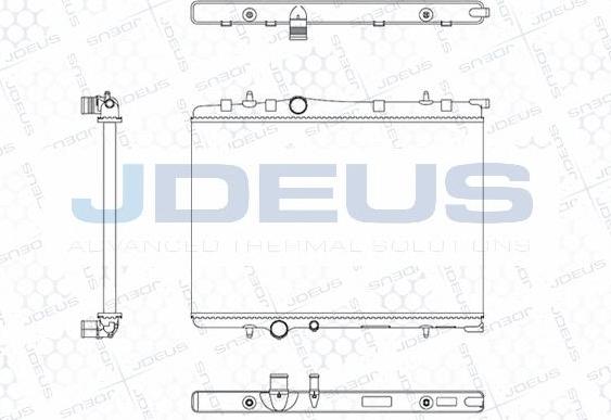 Jdeus M-0210321 - Radiators, Motora dzesēšanas sistēma autodraugiem.lv