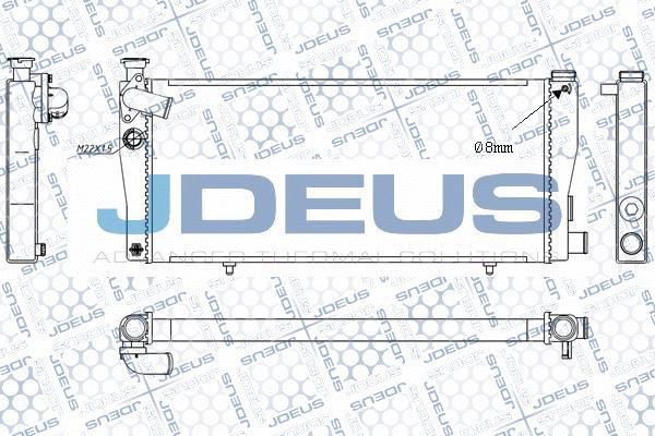 Jdeus M-0210211 - Radiators, Motora dzesēšanas sistēma autodraugiem.lv