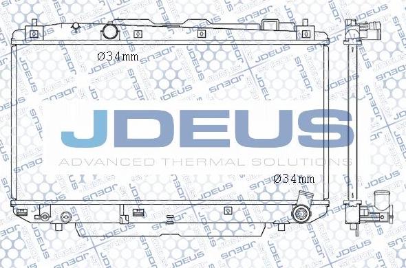 Jdeus M-028041A - Radiators, Motora dzesēšanas sistēma autodraugiem.lv