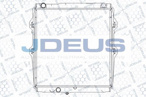 Jdeus M-0280580 - Radiators, Motora dzesēšanas sistēma autodraugiem.lv