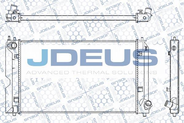 Jdeus M-0280190 - Radiators, Motora dzesēšanas sistēma autodraugiem.lv