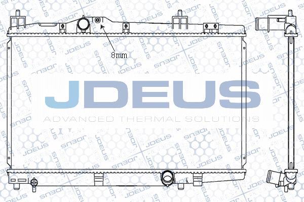 Jdeus M-0280160 - Radiators, Motora dzesēšanas sistēma autodraugiem.lv