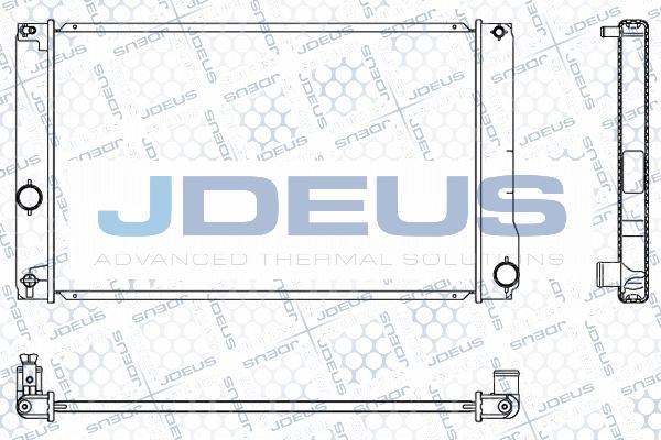 Jdeus M-0280820 - Radiators, Motora dzesēšanas sistēma autodraugiem.lv