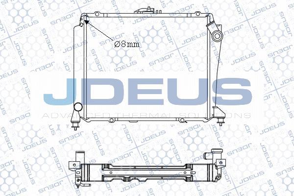 Jdeus M-028034A - Radiators, Motora dzesēšanas sistēma autodraugiem.lv