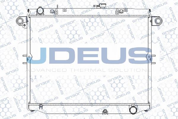 Jdeus M-0280310 - Radiators, Motora dzesēšanas sistēma autodraugiem.lv