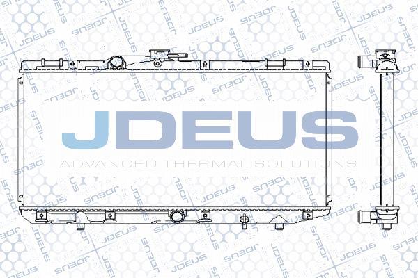 Jdeus M-0280200 - Radiators, Motora dzesēšanas sistēma autodraugiem.lv