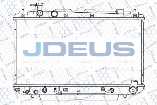 Jdeus M-028104A - Radiators, Motora dzesēšanas sistēma autodraugiem.lv