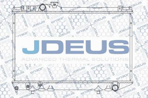 Jdeus M-028105A - Radiators, Motora dzesēšanas sistēma autodraugiem.lv