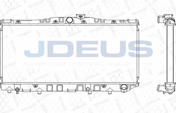 Jdeus M-0281240 - Radiators, Motora dzesēšanas sistēma autodraugiem.lv