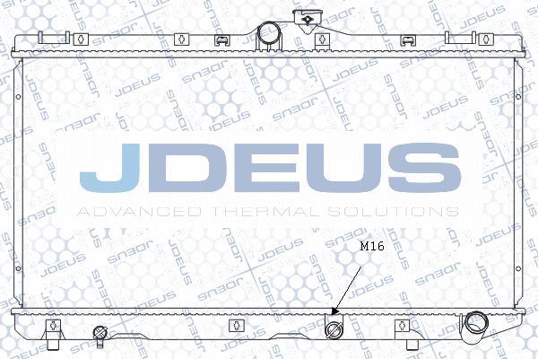 Jdeus M-0281220 - Radiators, Motora dzesēšanas sistēma autodraugiem.lv