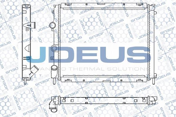 Jdeus M-0230580 - Radiators, Motora dzesēšanas sistēma autodraugiem.lv