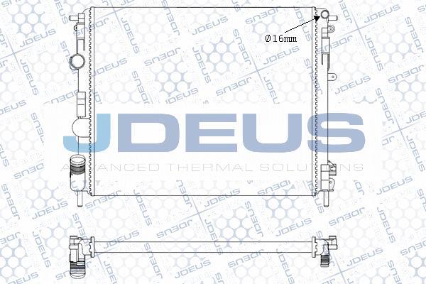 Jdeus M-0230660 - Radiators, Motora dzesēšanas sistēma autodraugiem.lv