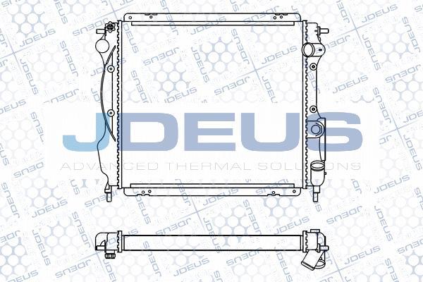 Jdeus M-023009A - Radiators, Motora dzesēšanas sistēma autodraugiem.lv