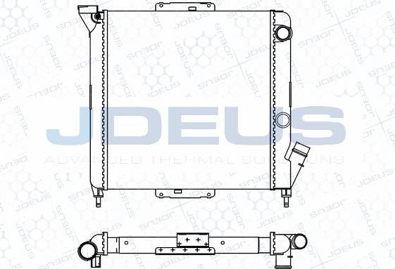 Jdeus M-0230061 - Radiators, Motora dzesēšanas sistēma autodraugiem.lv