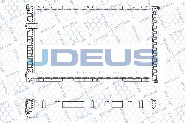 Jdeus M-023018A - Radiators, Motora dzesēšanas sistēma autodraugiem.lv