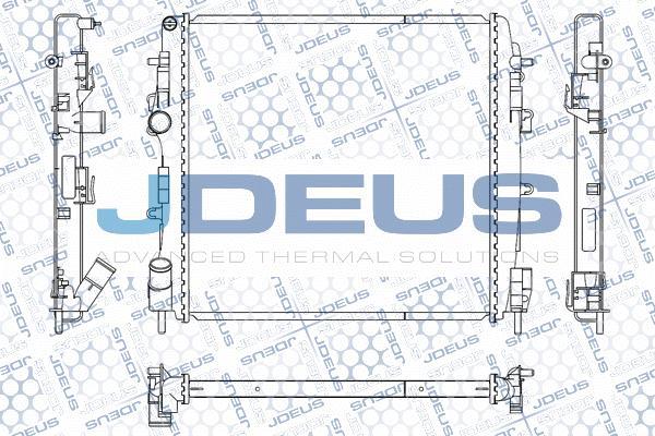 Jdeus M-0230880 - Radiators, Motora dzesēšanas sistēma autodraugiem.lv