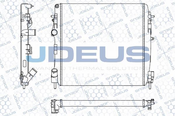 Jdeus M-023121A - Radiators, Motora dzesēšanas sistēma autodraugiem.lv