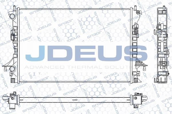 Jdeus M-023122A - Radiators, Motora dzesēšanas sistēma autodraugiem.lv