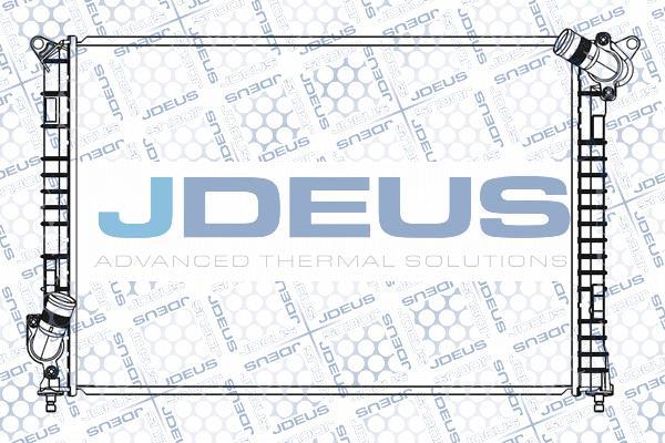 Jdeus M-0700020 - Radiators, Motora dzesēšanas sistēma autodraugiem.lv