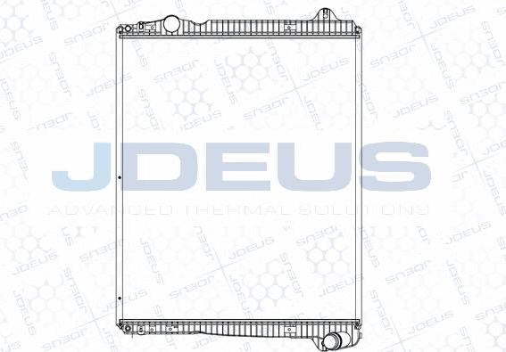 Jdeus M-1410080 - Radiators, Motora dzesēšanas sistēma autodraugiem.lv