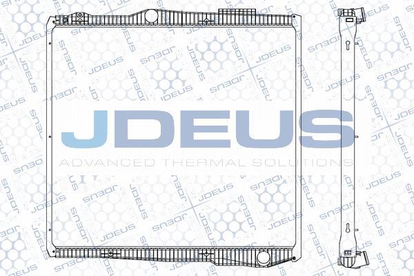 Jdeus M-1410070 - Radiators, Motora dzesēšanas sistēma autodraugiem.lv