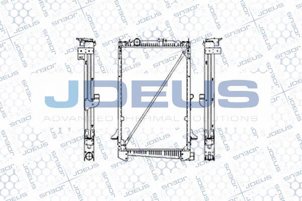 Jdeus M-1080060 - Radiators, Motora dzesēšanas sistēma autodraugiem.lv