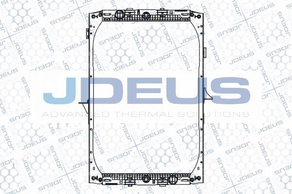 Jdeus M-1080010 - Radiators, Motora dzesēšanas sistēma autodraugiem.lv