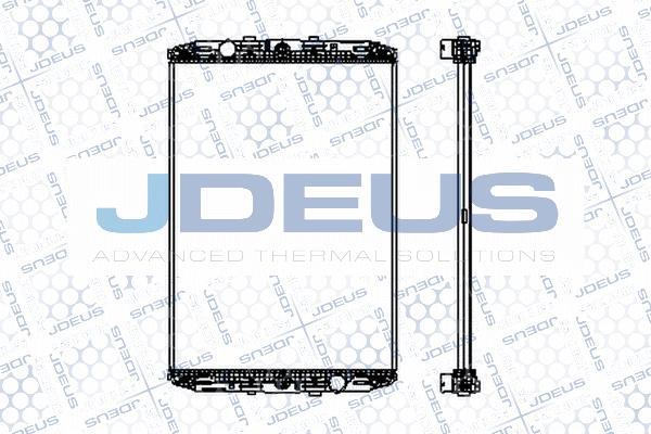 Jdeus M-108001B - Radiators, Motora dzesēšanas sistēma autodraugiem.lv