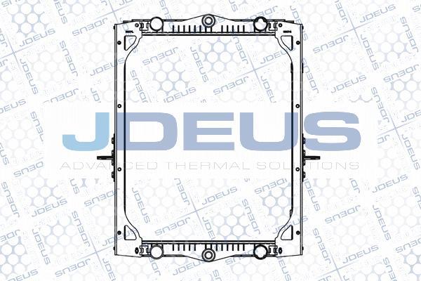 Jdeus M-1080080 - Radiators, Motora dzesēšanas sistēma autodraugiem.lv