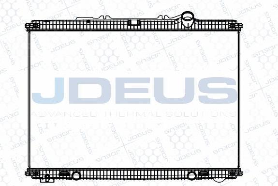 Jdeus M-1080100 - Radiators, Motora dzesēšanas sistēma autodraugiem.lv