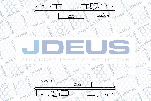 Jdeus M-1140140 - Radiators, Motora dzesēšanas sistēma autodraugiem.lv