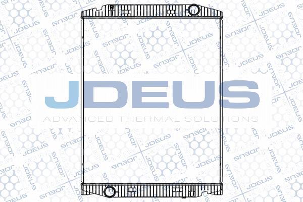Jdeus M-1140120 - Radiators, Motora dzesēšanas sistēma autodraugiem.lv
