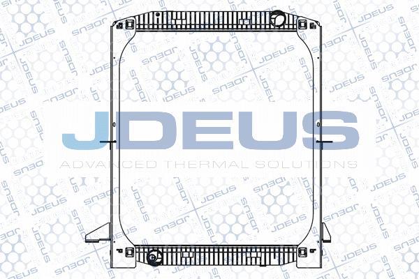 Jdeus M-1140210 - Radiators, Motora dzesēšanas sistēma autodraugiem.lv