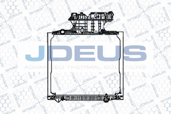 Jdeus M-115009A - Radiators, Motora dzesēšanas sistēma autodraugiem.lv