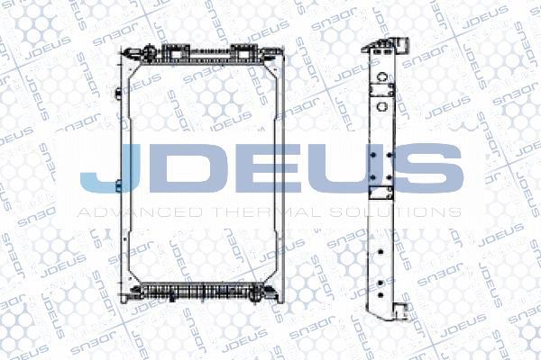 Jdeus M-115008A - Radiators, Motora dzesēšanas sistēma autodraugiem.lv